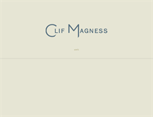 Tablet Screenshot of cliftonmagness.com